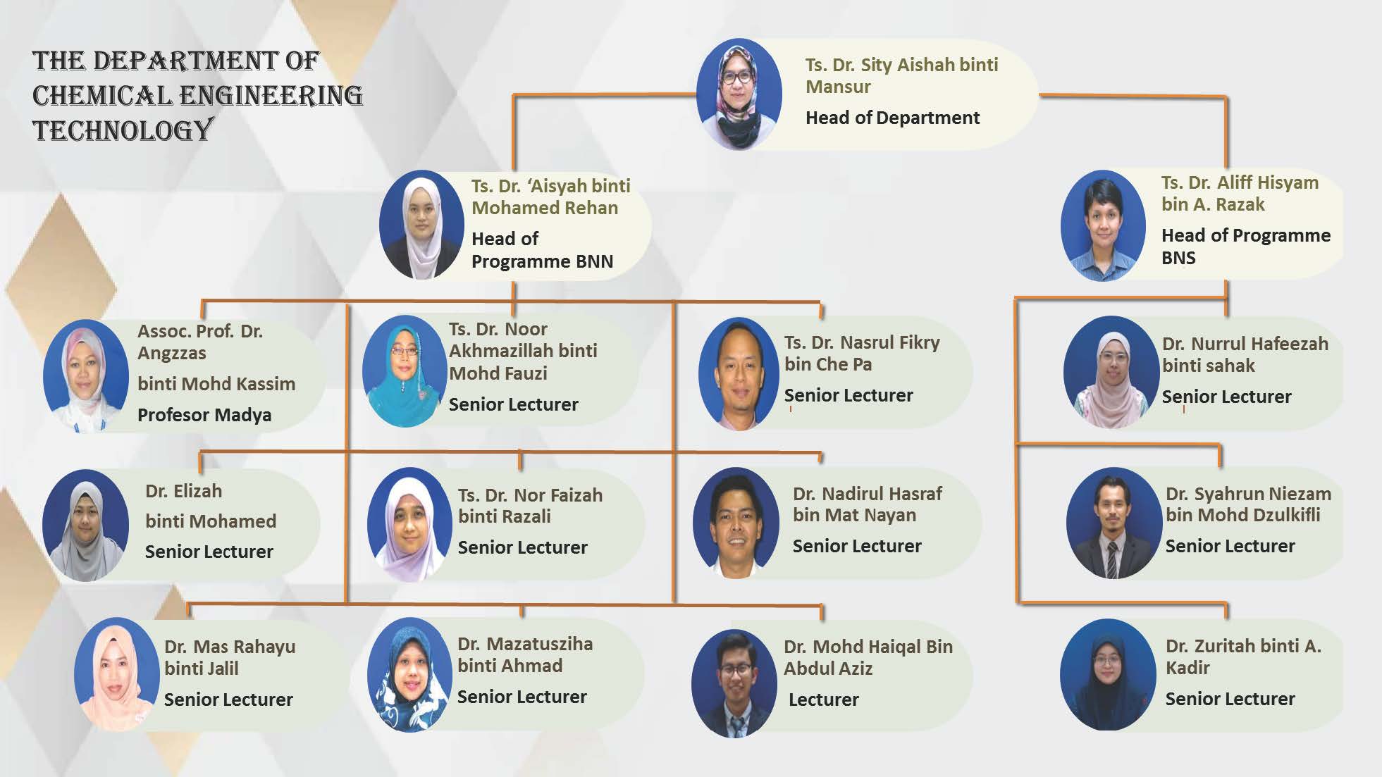 Department Of Chemical Engineering Technology Faculty Of Engineering 